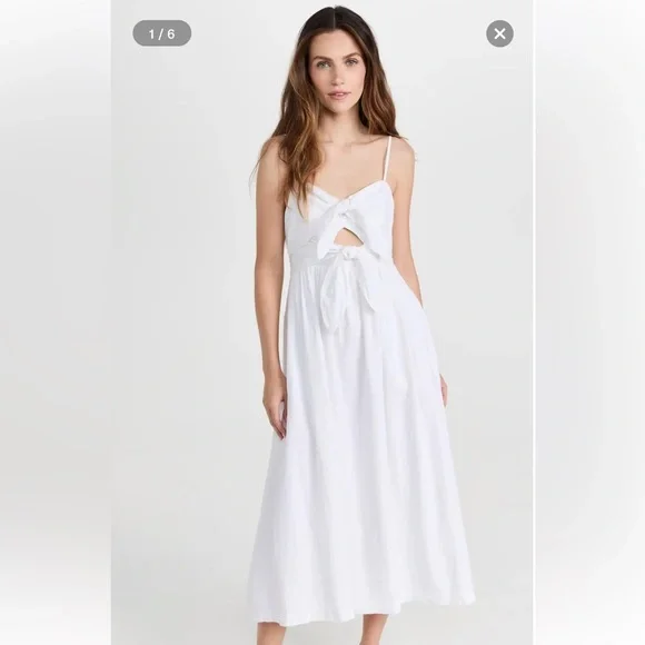 madewell bridesmaid dresses Petite Poplin Smocked Maxi Dress